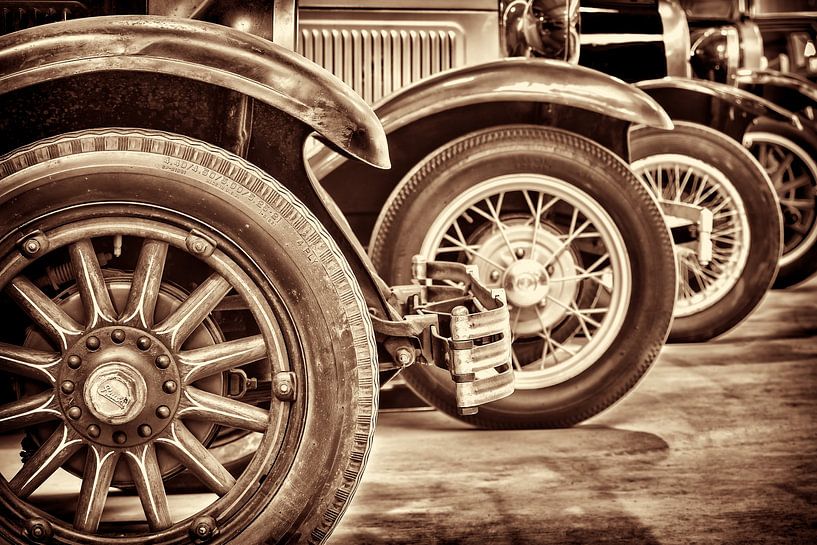 La Buick et les Ford T par Martin Bergsma