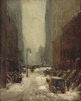 Neige à New York par Robert Henri