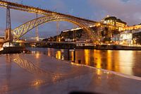 Porto - Ponte Luís I (Portugal) en soirée