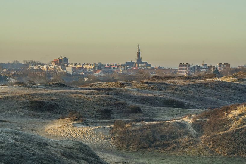Vue de Katwijk depuis les dunes par Dirk van Egmond
