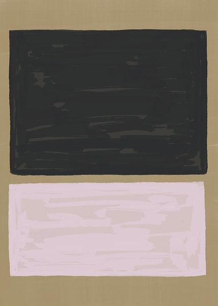 Colour Block #4 | Noir, Lilas par Bohomadic Studio