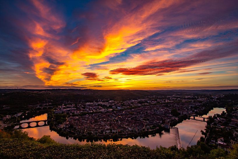 The city of Cahors in France by Dennis Dieleman