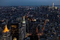 NY-Manhattan, Sonnenuntergang