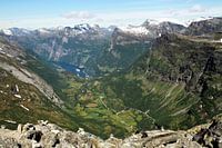 Geirangerfjord vanaf de Dalsnibba, Noorwegen