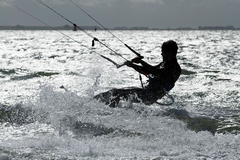 Kitesurfer von Liefs van Peet
