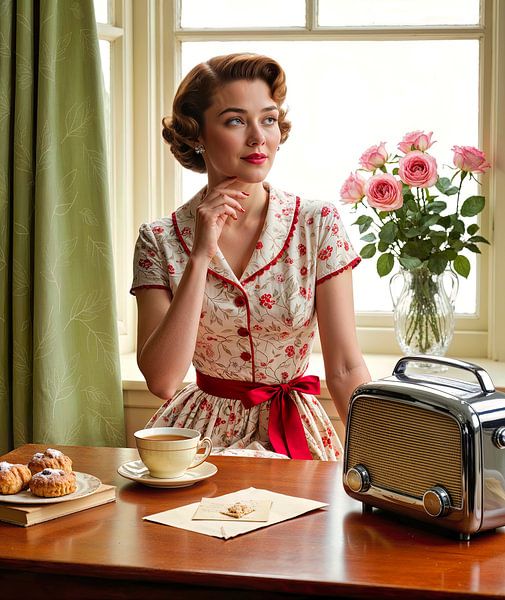 Tea Time Nostalgia by Wall Art Creations by Peter