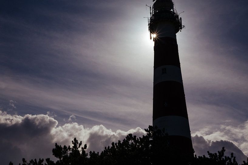Silhouette Phare Ameland par Nico van der Vorm