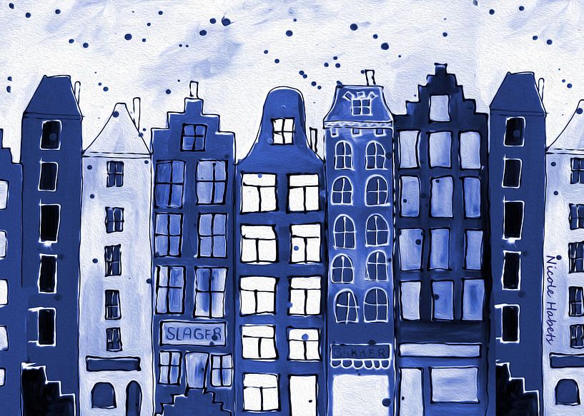 Les maisons du canal par Nicole Habets