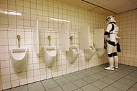 A Stormtrooper is only a human being.