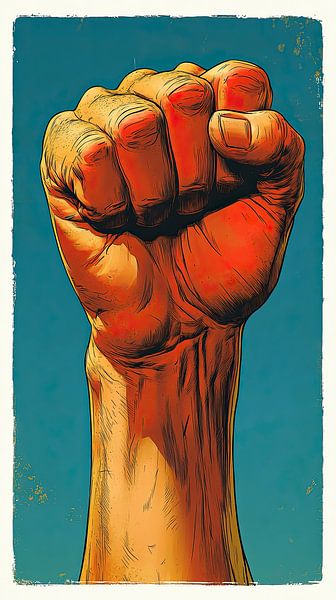 "Fist of Power: Symbol of Resistance" by fredi arlangga