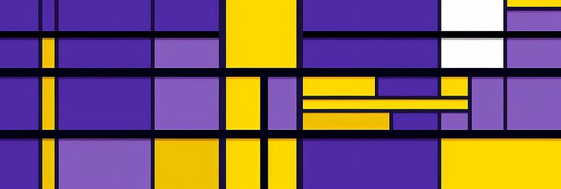 Pop Colour Art: Piet Mondrian by Surreal Media