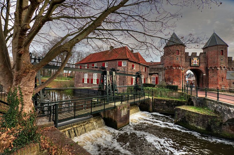Koppelpoort historisch Amersfoort by Watze D. de Haan