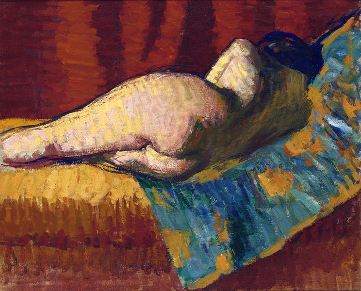 Lying naked, Roderic O'Conor by Atelier Liesjes