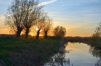 Sunset the Onlanden near Haren
