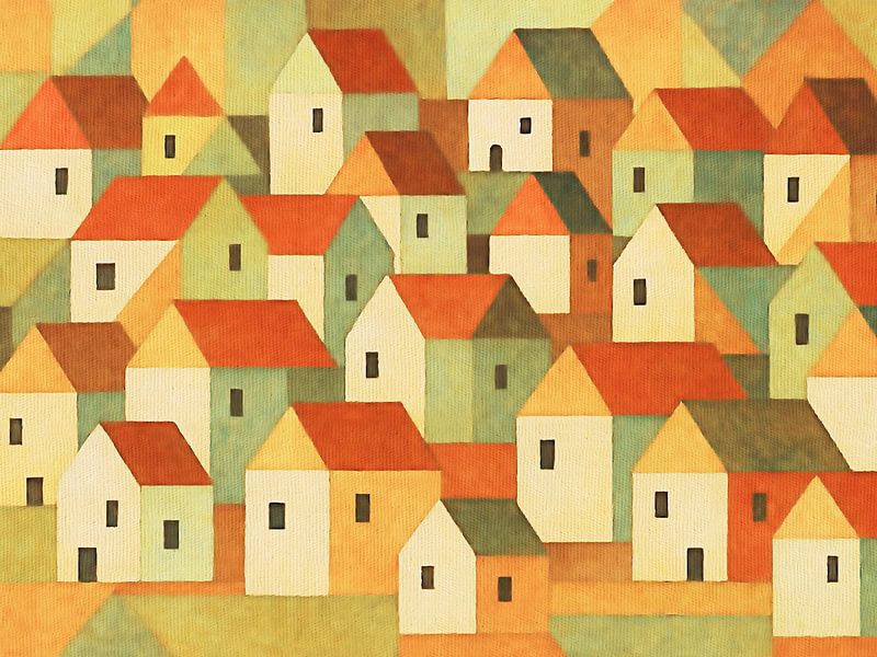 Kleines Dorf 05 von Fernando Vieira