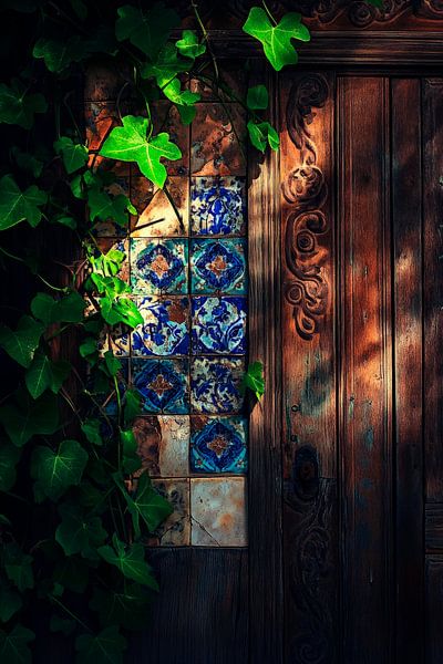 Artistic door details by Poster Art Shop