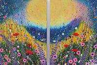 diptych flower garden