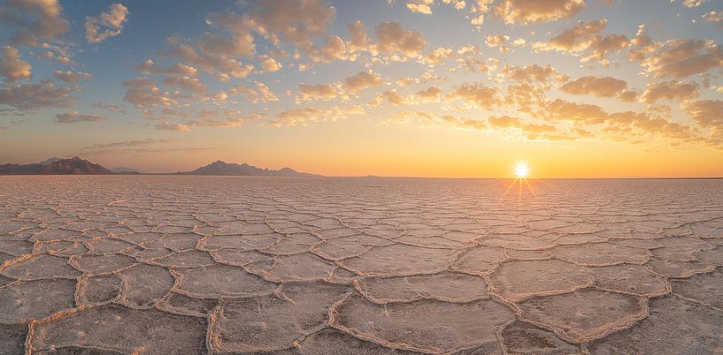 Bonneville Salt Flats, Magical Sunrise by Photo Wall Decoration