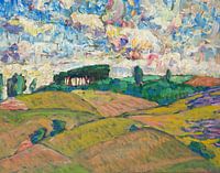 Konrad Mägi - Paysage de Viljandi