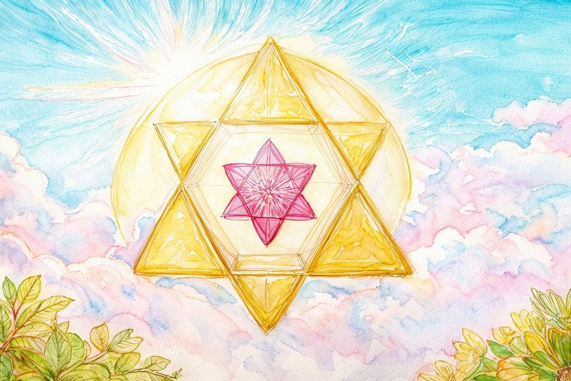 spiritual image abstract star symbol by Egon Zitter