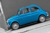 Schiefes Bild des Fiat 500