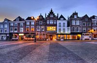 Schöne Fassaden in Delft Sunrise