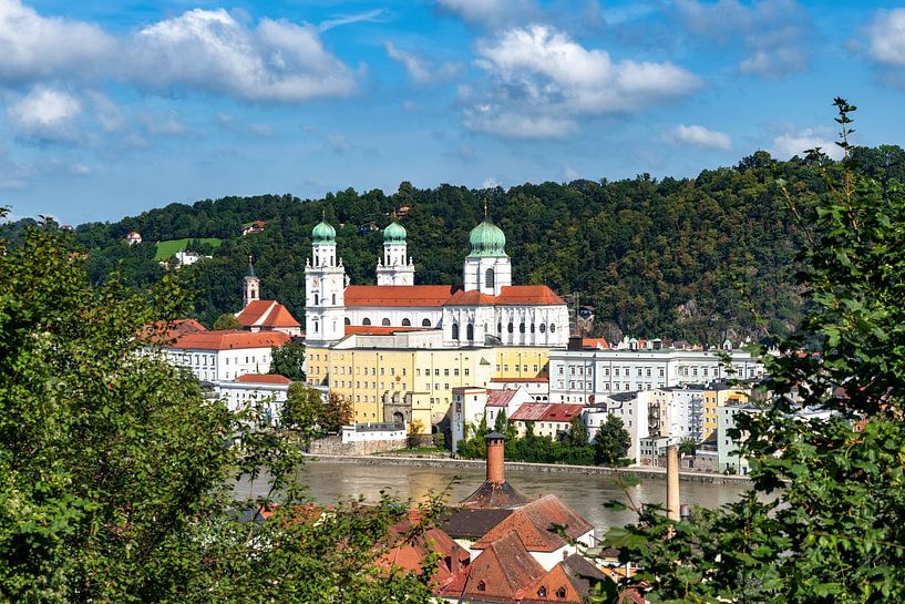 Vue sur Passau dans la forêt bavaroise par Hans-Jürgen Janda