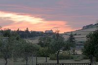 Zonsondergang in Chanteuges