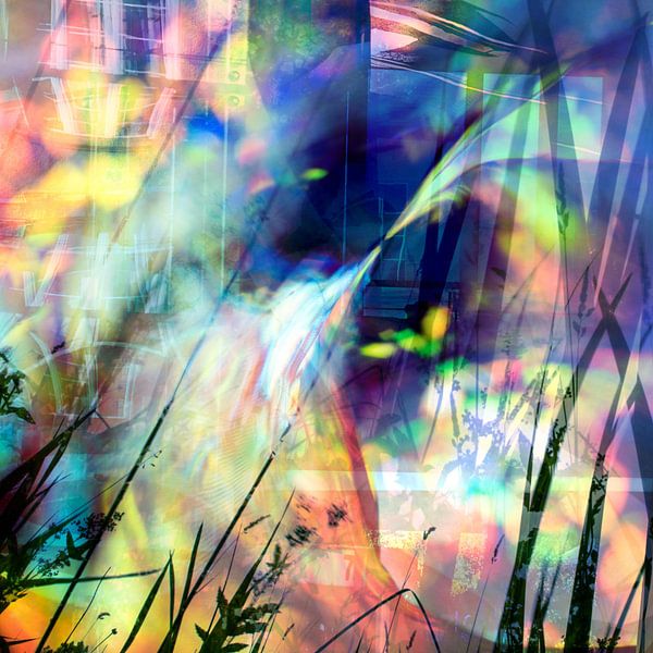 Herbe et paillettes par angelique van Riet