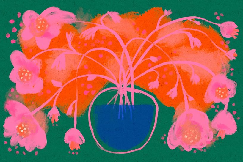 Pink Flower Bouquet by Treechild