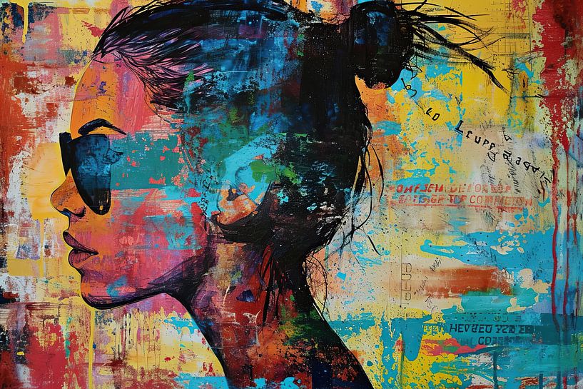 Modernes Porträt | Urban von Wunderbare Kunst