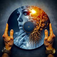 Disque de musique pour femme