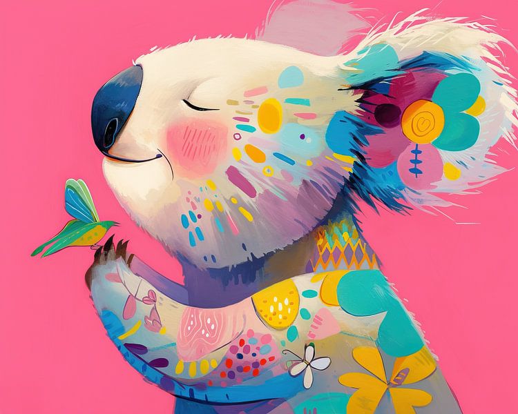 Serenity in Pink Hues by ARTEO Paintings