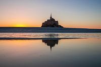 Mont Saint-Michel golden hour
