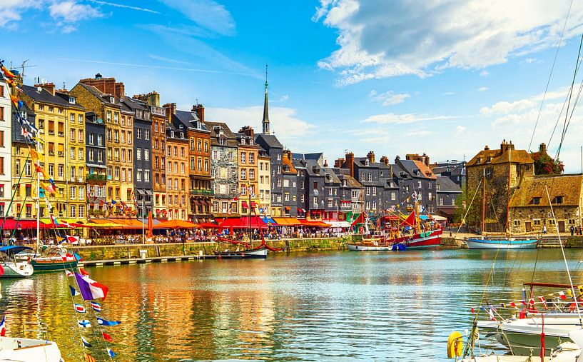 Honfleur harbour. Normandy, France by Stefano Orazzini