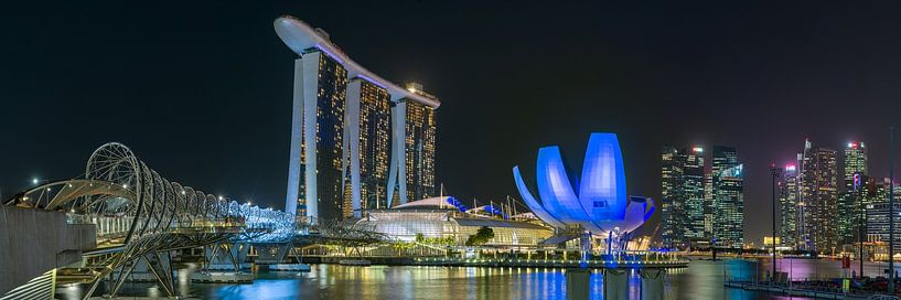 Singapore Marina Bay Panorama by FineArt Panorama Fotografie Hans Altenkirch
