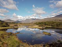 Lake with reflections in Ireland