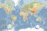 Carte du Monde ambiance CLASSIC (mise à jour 2025)