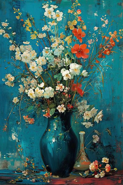 Blumenmalerei | Stilleben von Blickfänger Gemälde