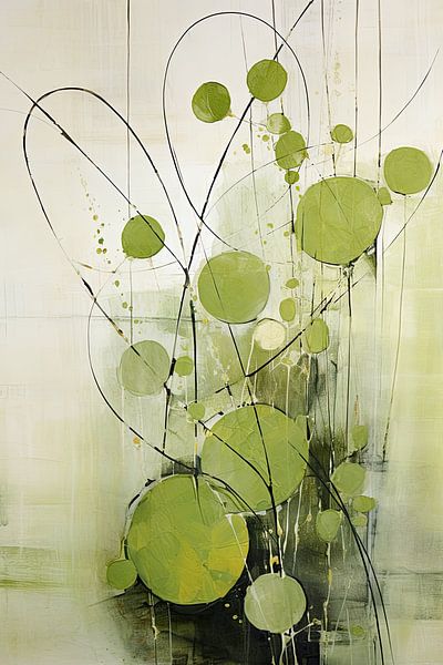 Abstraktes Grün von Bert Nijholt