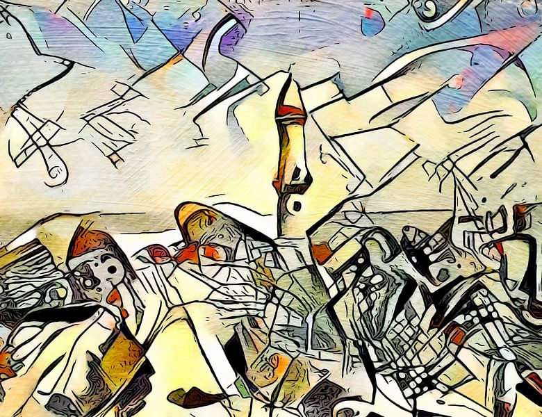 Kandinsky trifft Warnemünde 4 von zam art