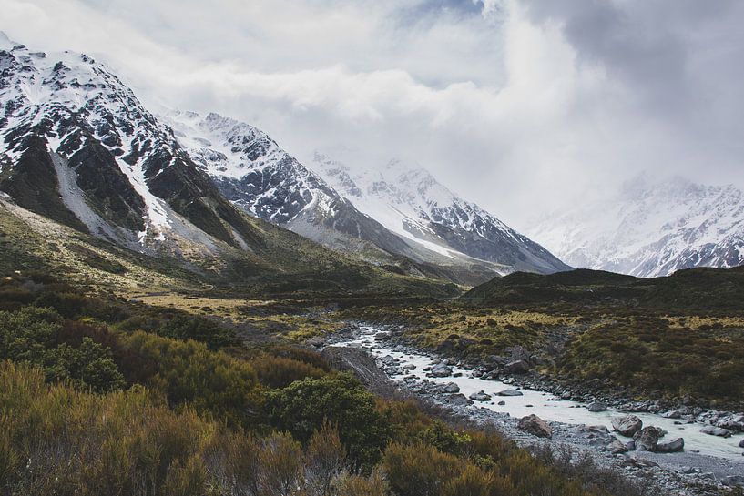 Hooker Valley Mount Cook National Park, Neuseeland von Tom in 't Veld
