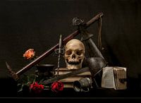 Stilleven met middeleeuwse wapens