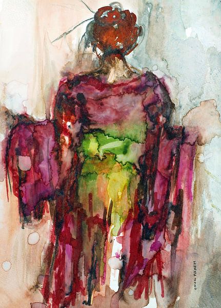 Geishas und Kimonos 4 von Ineke de Rijk