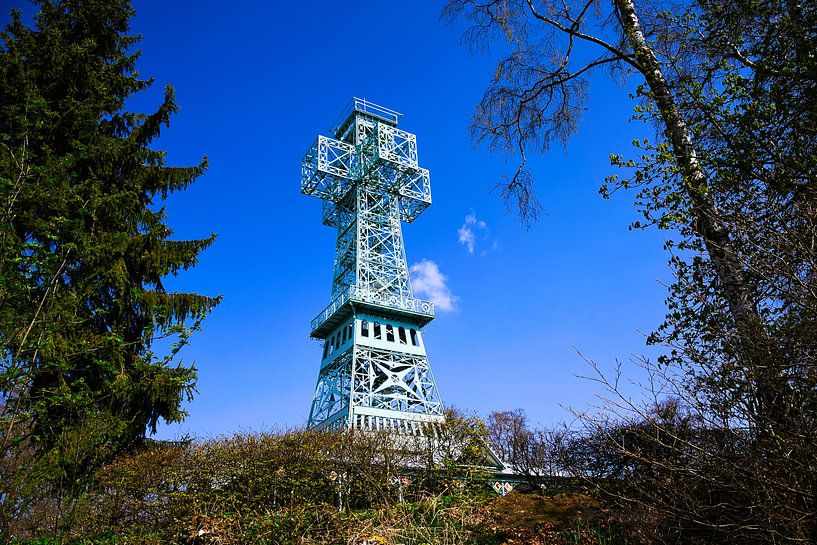 Ein Blick auf das Josephskreuz im Harz auf dem Auerberg von Andreas Völkel