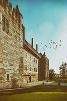 Paço dos Duques de Bragança Palace in Guimarães. Medieval Historic Castle and Royal Palace Rich Heritage