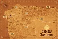 Camino de Santiago Map | Way of St. James Routes