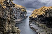 Gjógv natural harbour