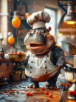 Hippo Humor - Ici, c'est le chef qui cuisine