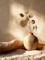 Rest in ceramic and leaf